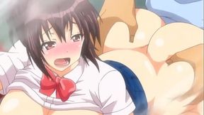 Curvy teen girls want big cock in public - Animated hentai POV