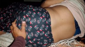 My indian stepbrother with my permission touches me