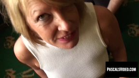 Mature beauty enjoys a hardcore session after a tease