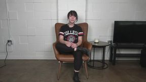 Nova Blaidd Gets Anal Creampie and Gives Rimjob During Interview