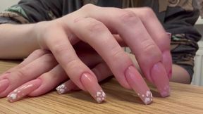 Hands and long nails