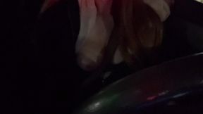 Outdoor Italian Horny Big Tits Stepmom Artemisia Love Flashing Her Tits While Driving Around