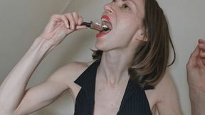 Giantess human snack-wmv