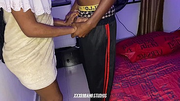 Horny housemaid fucked her boss pikin