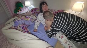Homemade sex with my hot wife getting fucked and cumshot in mouth. Amateur milf with big pussy.