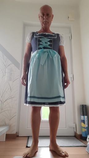Crossdresser, me in a dirndl