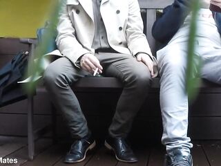 A bench rencounter turns into a public void urine humiliation