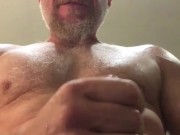 Big muscle stud wild verbal, aggressive and dominant, pumped up and full of testosterone!
