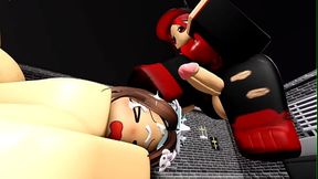 Cute girl swore she could handle rough anal so I didn'_t hold back/ Fan request #7 [Roblox]