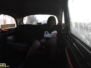 Fake Taxi Sexy Brunette Hair Large Bazookas Drilled Doggy Position