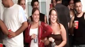 ”Party University Fest watching Fucking hard hottie”