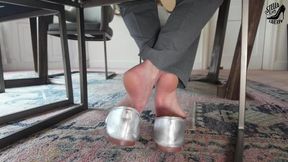 Under-Chair Silver Flats - HD MP4