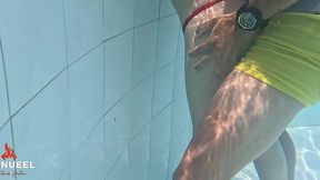 Busty Babe Gets Boned by Pool in Public Park