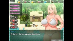 the castaway married gal s netorare story [ ntr hentai game pornplay] ep.7 busty blonde caught in a shibari trap