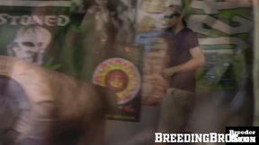 Rough barebacking with a horny stud makes them cum hard