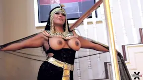 Cleopatra gets her pussy licked in BTS photoshoot