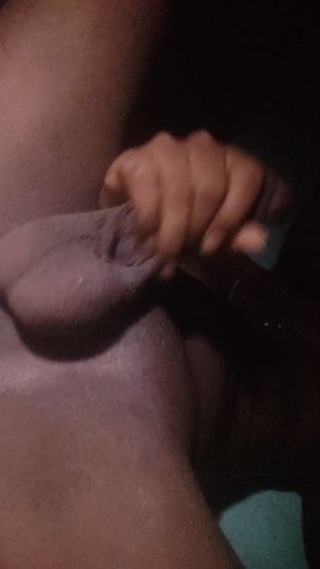 I Make cream In hand Balck Boy