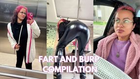 Weekly Fart Burp Compilation Outdoors Pole Dance Latex Ass Fart Jars