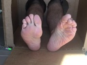 Male foot fetish advent calendar by your friend Mr Manly foot day 13