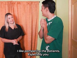 Massage Therapy - Stud Enjoys a Alluring Massage with a Cheerful Ending