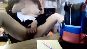 Naughty Asian Student Has Fucking Lesson with Her Teacher in Class