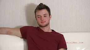 Young Straight Man Shows Cock, Ass, and Jerks Off