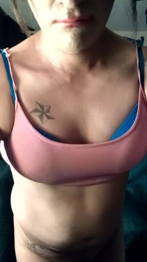 Having fun in my bedroom