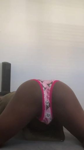 Kai Da Thonger Lounges in Pink Femboy Silks