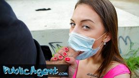 Teen with Big Boobs Masked Fuck