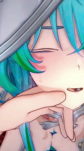 Wuthering Waves Shorekeeper Hentai Tonight Sex Hot Creampie Mmd 3D Emerald Hair Color Edit Smixix