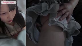 Pure Center Idol Falls. Public Toy Tease with Breathless Slips