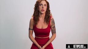 Lumi Ray In Up Close - How Women Orgasm With Big Titted Redhead Solo Female Masturbation! Full Scene