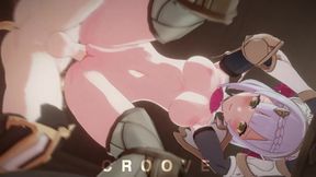 Genshin's Noelle gets a Doggy Style Creampie with a Bottom Camera Recording