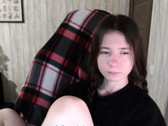 Cute blonde amateur webcam teen masturbating