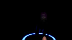 pov robot girl strip tease