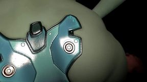 pov robot girl strip tease