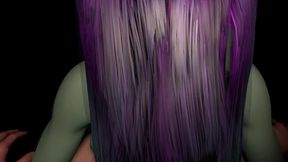 pov robot girl strip tease