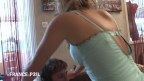 Jealous stepsister tries his big cock