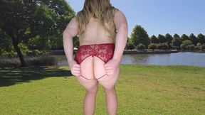 Big Bubble Butt Teased Twerked Caught Publicly