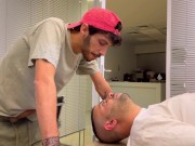 Sexy Middle Eastern straight guy dominates and humiliates untrained slut - with deep throat training