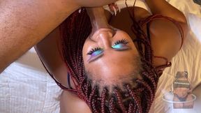 heavy cum loads all over pretty bbw face