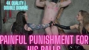 Hard Ballbusting twisting of testicles - with Mistress Karino, 4K QUALITY