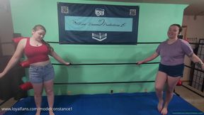 Bra and Panties Match Misty vs Sassy