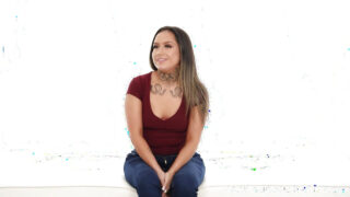 Amateur Latina babe gives sloppy blowjob before rough BBC anal pounding in POV