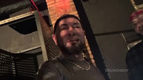 bareback porn in club cruising from barcelone with pornstars