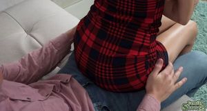 Stepbrother pummeling Natalia Nix sweet teen cooch