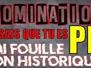 DOMINATION AUDIO - SUCE-MOI sinon je Balance que tu es GAY ! / Français amateur