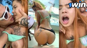 Botando A Magrinha Peituda Pra Mama, E Fudendo Ela Em Frente A Praia Fernanda Ribeiro