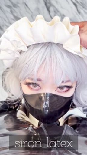 Rubber maid is deepthroat her master 2.