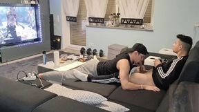 My guy astonished me with a cute sucky-sucky while I was gaming and I shot my jizz in his facehole